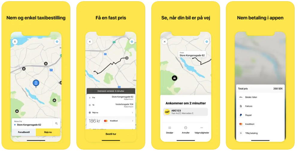 Top 6 Ridesharing Apps in Denmark