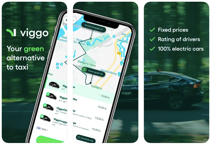 Top 6 Ridesharing Apps in Denmark