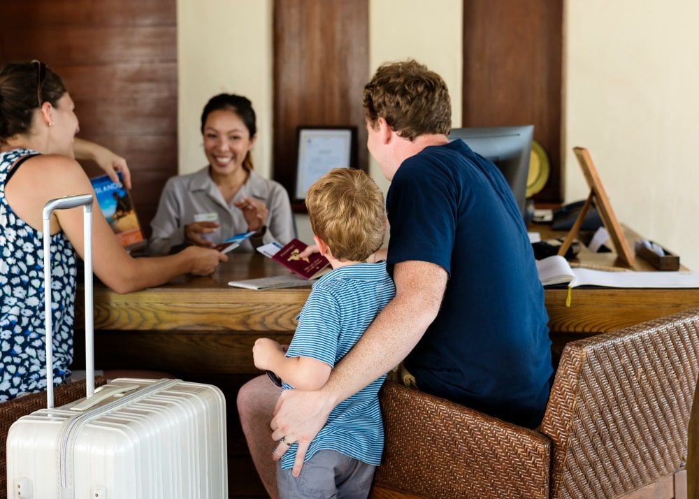 Guest checking resorts